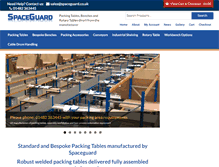 Tablet Screenshot of packingtables.co.uk